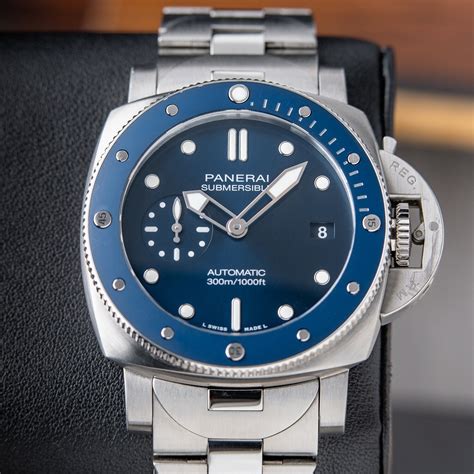 panerai submersible 1000m|panerai submersible blu notte.